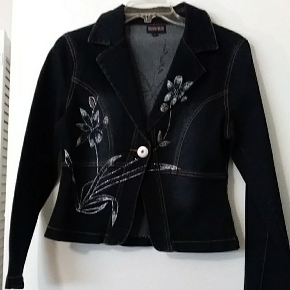 Denim 2 piece jacket and jeans